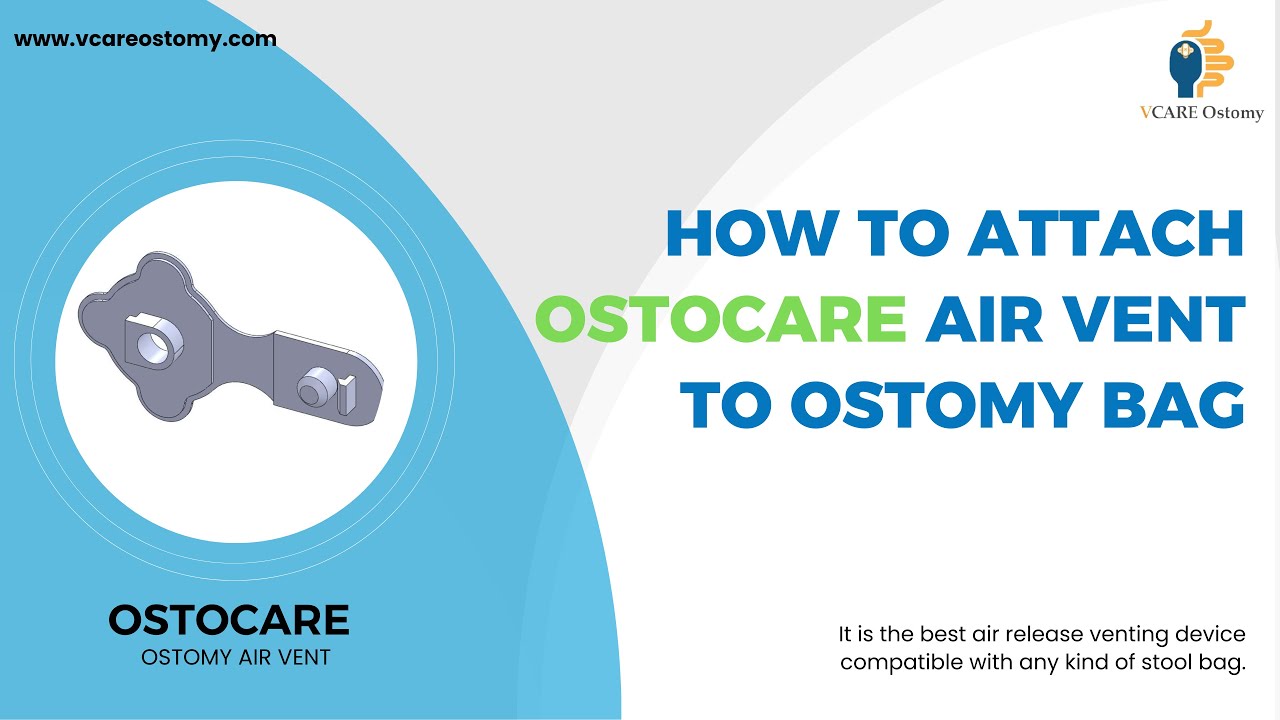 How to attach OstoCare air vent to Ostomy bag Ostomy care YouTube