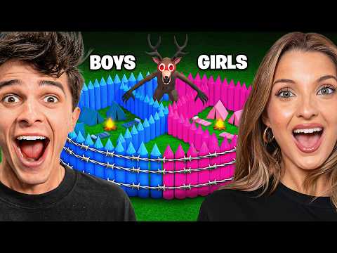 GIRLS BASE vs BOYS BASE In 99 Nights In The Forest!