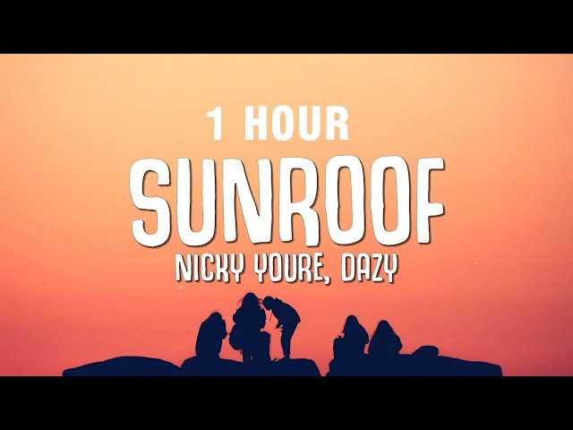 [1 HOUR] Nicky Youre, dazy - Sunroof (Lyrics) i got my head out the sunroof class=