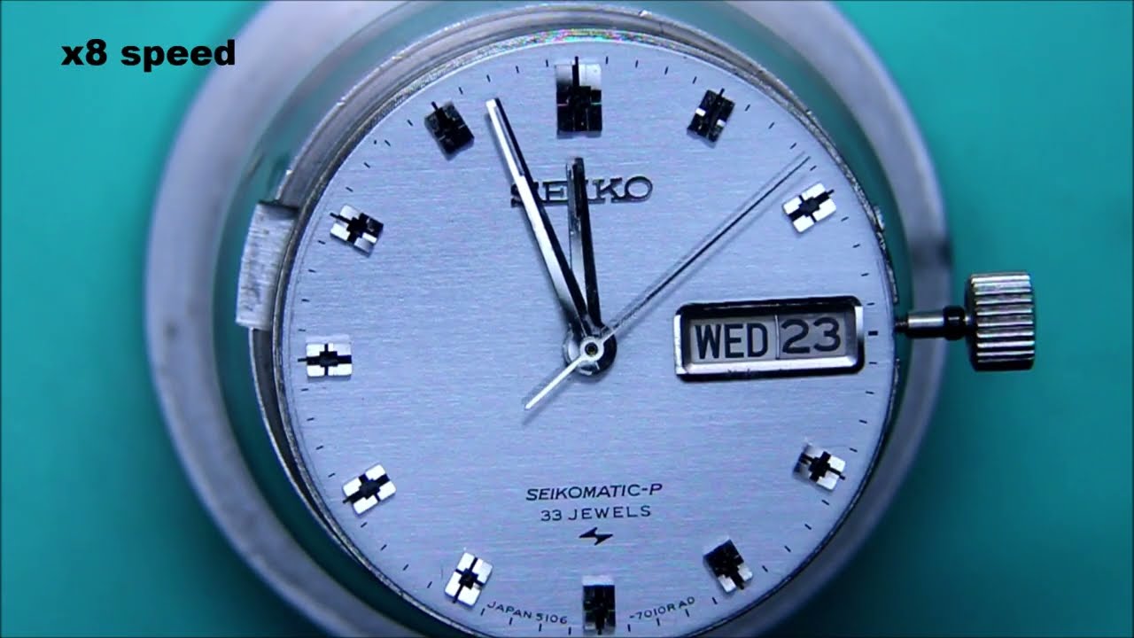 June 1968 DAINI Seiko 5106-7010 Seikomatic-P Proof cal.5106A 33j