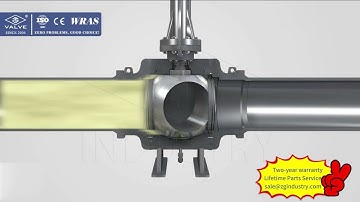 3D Showcase: Fully Welded Ball Valve | Internal Structure & Flow Control Operation | ZG Valve