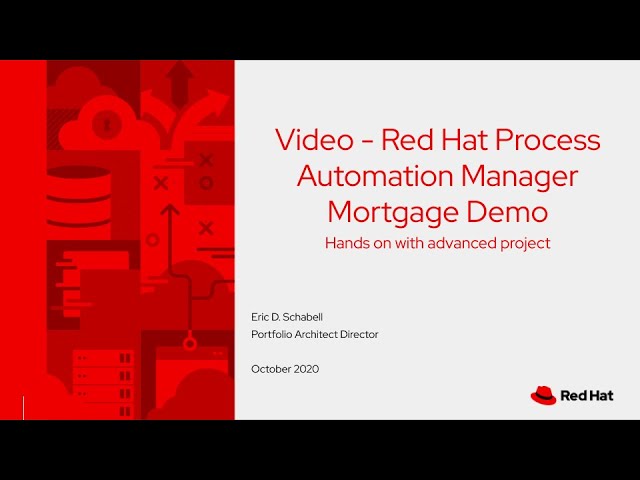 CodeReady Containers with Red Hat Process Automation Manager Mortgage Demo