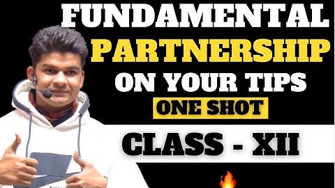 Accounting for partnership firm Fundamental | Profit and Loss appropriation account | By Avdhesh Sir