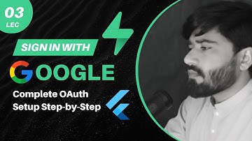 3- Google Sign-In with Supabase in Flutter | Complete OAuth Setup Step-by-Step