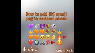 How to add iOS emoji png in Android phone #ganu_official#Ganeshitape screenshot 4