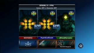 ᴿᴱᵁᴾᴸᴼᴬᴰ PlayStation All-Stars - NightGodDeath(Big Daddy) vs xBloodHarvestx(Big Daddy/Sir Dan/Dante)