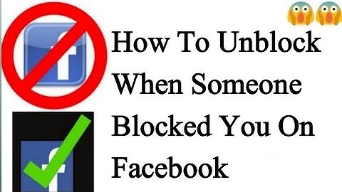 Facebook Par Kisi Ne Block Kar Diya To Unblock Kaise Kare|how to unblock person on facebook messenge