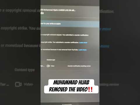 Muhammad Hijab TOOK DOWN The Video!!!