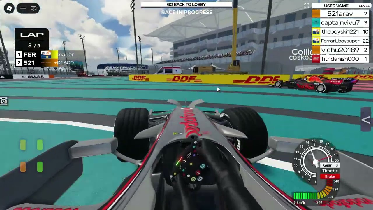 formula V8 racing series gameplay