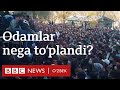 Ўзбекистон: Олмалиқда нега юзлаб одамлар тўпланди ва Эронга виза бекор қилинадими? - Yangiliklar BBC