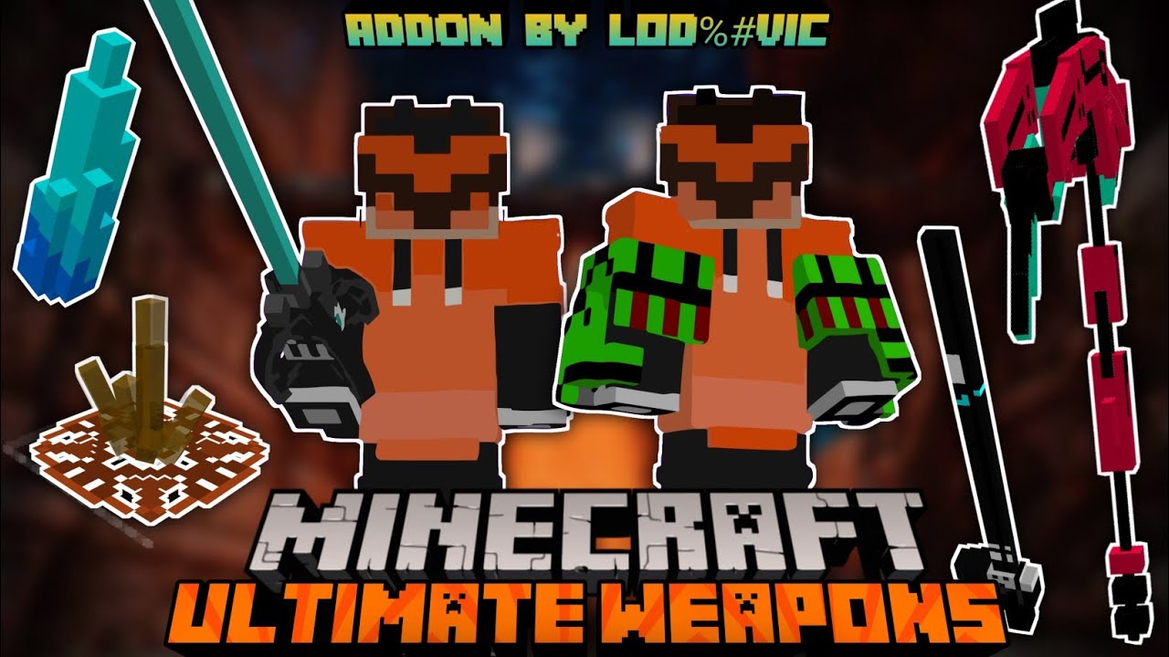 Weapon Mod MCPE Terbaru - Ultimate Weapons Add-On | More Skills and ...