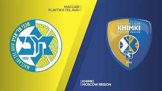 Maccabi Playtika Tel Aviv-Khimki Moscow Region Highlights | Turkish Airlines EuroLeague, RS Round 24