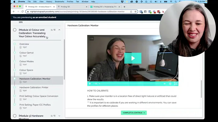 Printing 101 BETA Class with Kristine Rose Photogr...