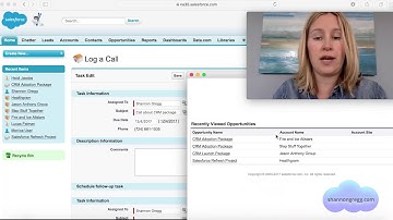 Logging a Call in Salesforce.com (on both Desktop and Mobile!)
