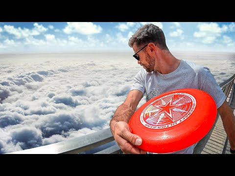 Frisbee Golf From VERY HIGH!!