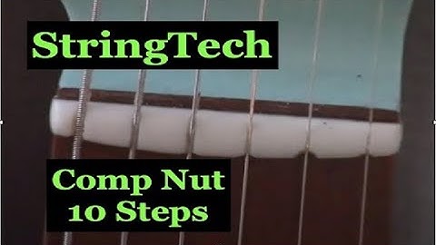 How To Make Guitar Comp Nut | 10 Steps By Guitar Repair StringTech