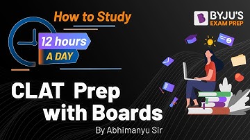 How to Study for Long Hours with 100% Concentration | CLAT 2022 with Boards Preparation !!!