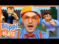 I Play 'Hide and Seek EXTREME' on Roblox! 🫣 Blippi Plays Video Games for Kids