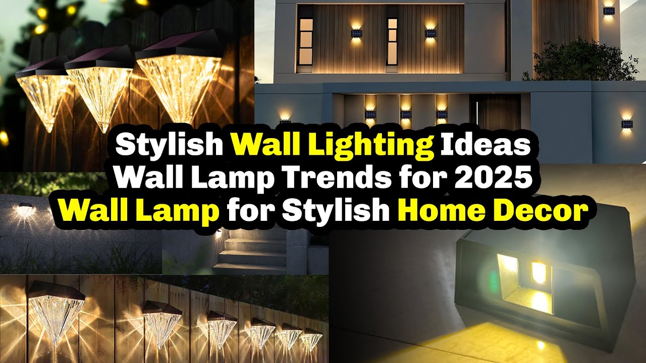 Stylish Wall Lighting Ideas | Wall Lamp Trends for 2025 | Wall Lamp for Stylish Home Decor