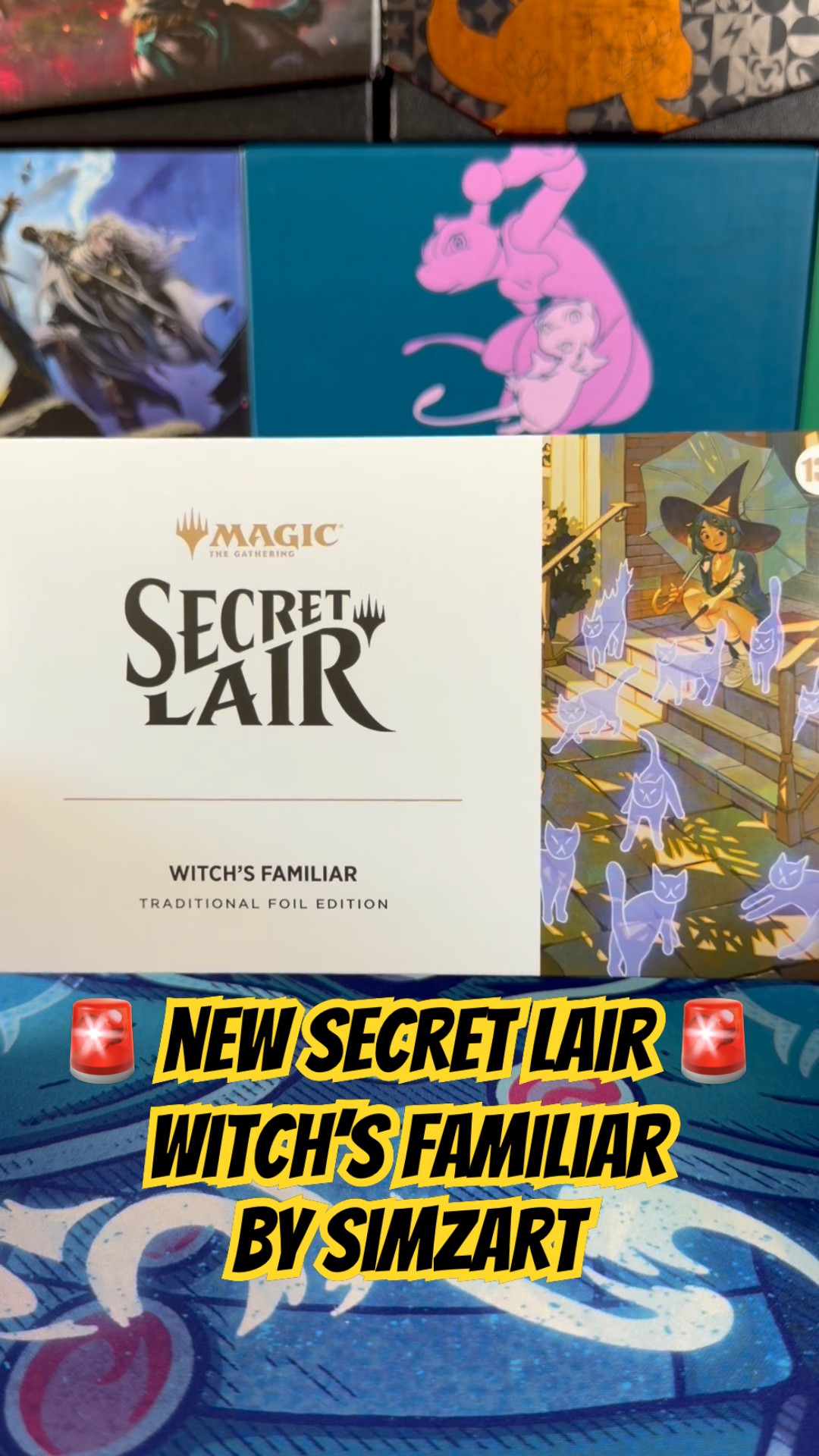 NEW MTG Secret Lair Witch's Familiar From The Cats Are The Best