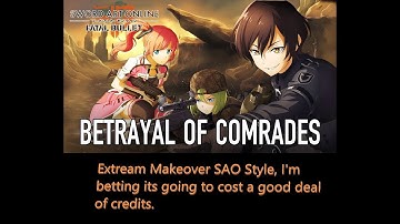 SAO Fatal Bullet DLC #2 Betrayal of Comrades Part 3 Home Expansion