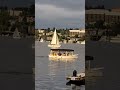 Duck Dodge Sailboat Racing Off the Back of our Boat Every Tuesday Evening