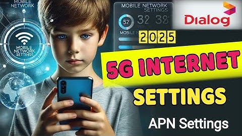 Dialog APN Settings 2025 #D5 | Dailog 4G Settings