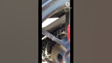 DIY Honda Chain Cleaner And Lube Application #automobile #trendingshorts #hondacb300F