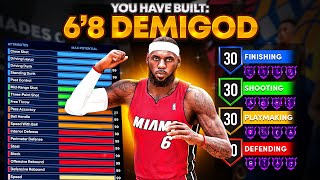 FIRST EVER 6'8 REBIRTH BUILD WILL DOMINATE NBA 2K24! DEMIGOD POINT GUARD BUILD! Best Build 2k24