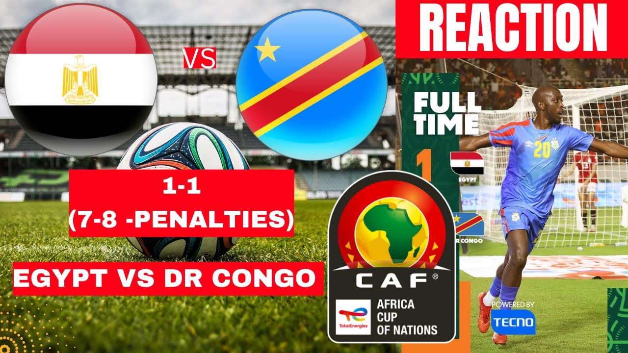Egypt vs DR Congo Live Stream Africa Cup of Nations AFCON Football