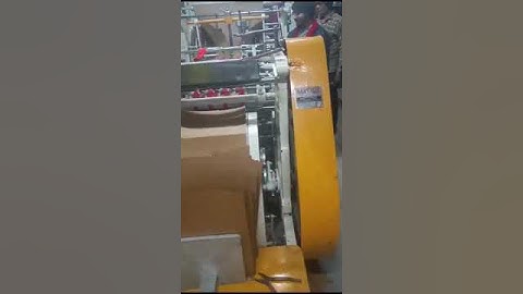 High Speed Paper Bag Making Machine Successfully installed at Customer