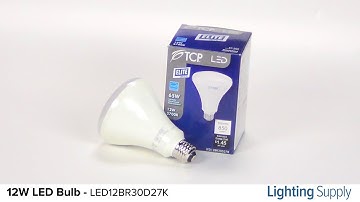 TCP 12W BR30 LED Bulb (LED12BR30D27K)