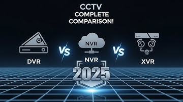 DVR vs NVR vs XVR Explained 2025 | Which CCTV Recorder is Best?