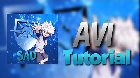 How To Make a 3D Avi Logo On IOS Or Android (anime avi)