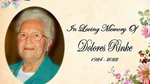 Funeral Service for Dolores Rinke