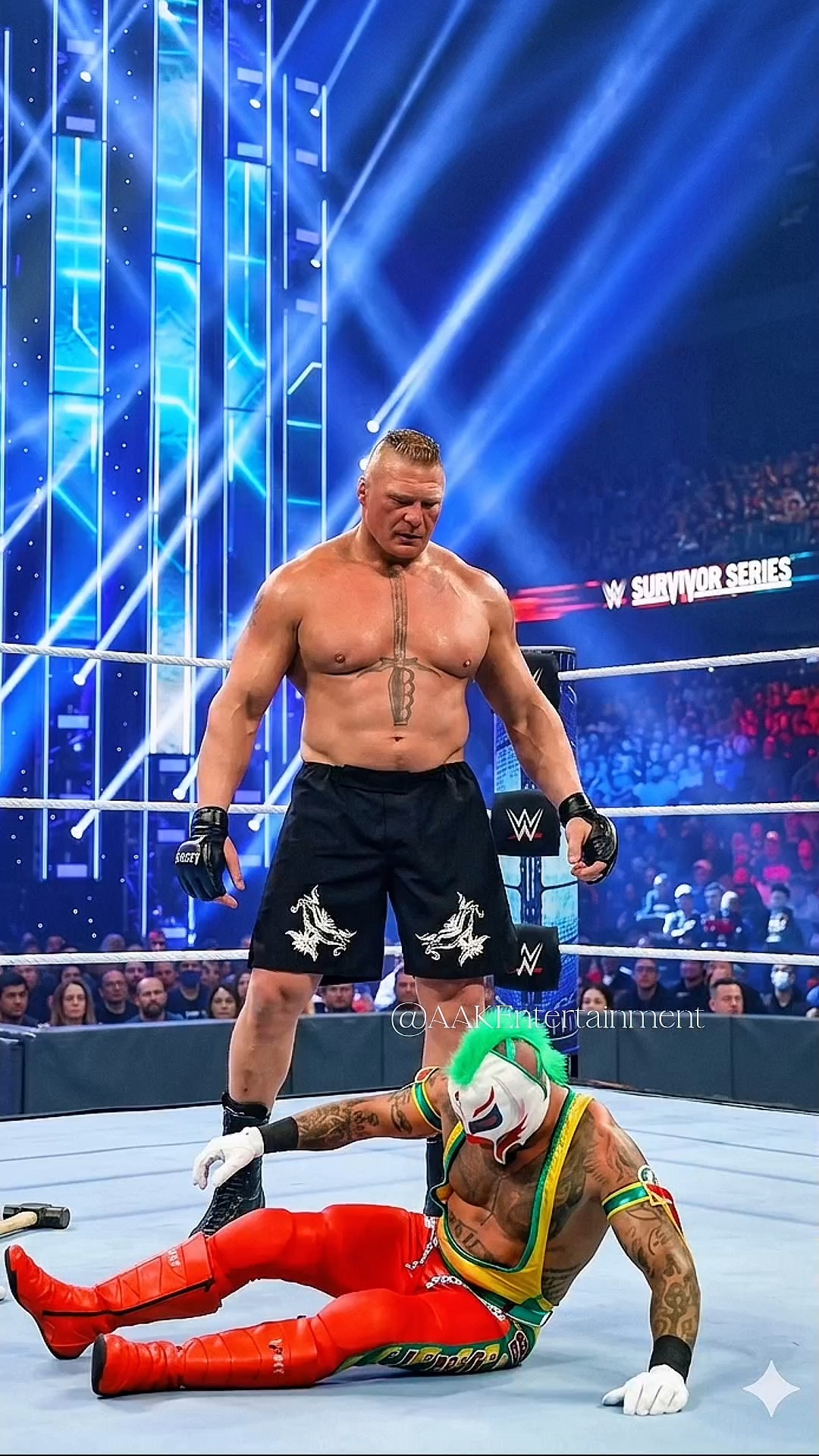 Rey Mysterio vs. Brock Lesnar - WWE Title No Holds Barred Match