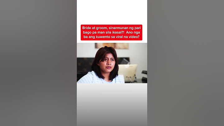 Bride at groom, sinermunan ng pari bago pa man sila ikasal?! | Kapuso Mo, Jessica Soho