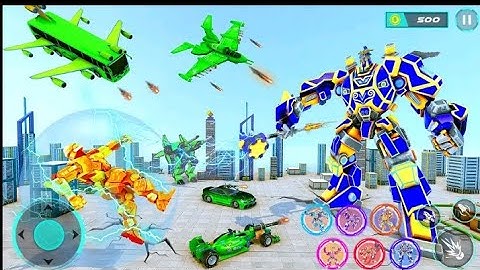 US police Tiger Robot Robot Game - Robot Transformation Game । Android iOS gameplay
