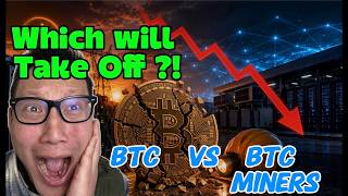 Bitcoin vs BTC miners! Which one will take off and is Great Value! #BTC #crypto #trading #NASDAQ