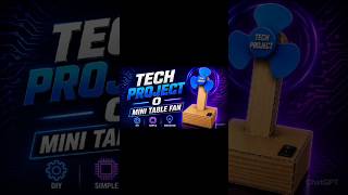 🔥 DIY Mini Table Fan Using Cardboard | Easy Tech Project