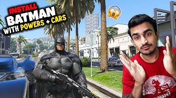 How To Install Batman Mod in GTA 5 With Powers | Batman Mod in GTA 5 | GTA 5 Mods