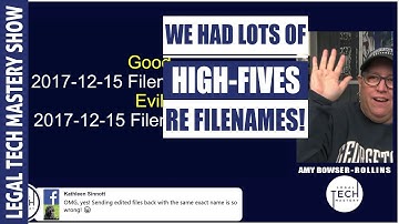File Naming Strategies S01E10