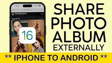 How to Share Photo Album to Android Phone or PC | Shared Photo Album iOS 16 (2023)