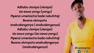 q chief -Adhabu ulionipa lyrics