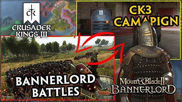 CRUSADER BLADE Mod - Bannerlord Battles With Crusader Kings 3 Campaign
