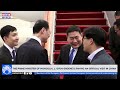 The prime minister of mongolia l oyunerdene is paying an official visit in china