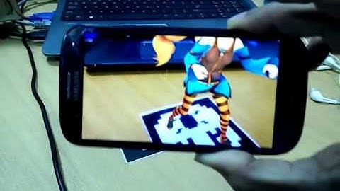 Animated AR application using Vuforia and Unity 3D