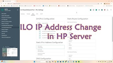 HPE ProLiant Configure ILO  configure ilo port on HP Server | HP ProLiant DL380 Gen10 PLUS | ILO