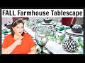 MODERN FARMHOUSE FALL TABLE SETTING BUFFALO CHECK TABLESCAPE HARVEST THANKSGIVING Coffee with Nadia