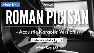 Roman Picisan (Karaoke Akustik) - Dewa (Male Key | HQ Audio) screenshot 5